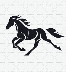 Galoppierendes Pferd